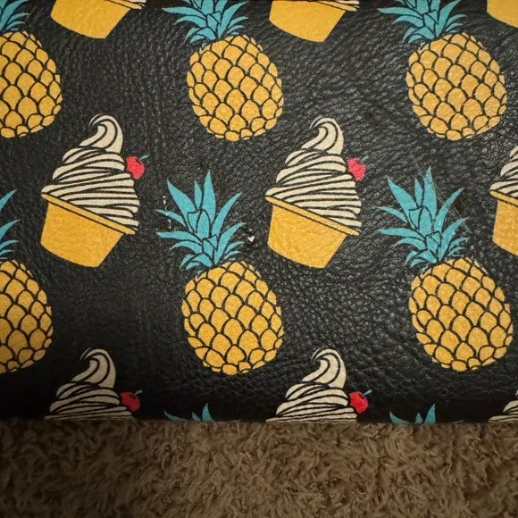 Disney Parks Loungefly Dolewhip Pineapple Wallet - Picture 4 of 8